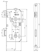 ČSN 90/50/80 toaletný