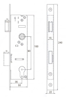 ČSN 90/35/50 vložkový