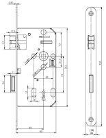 DIN 72/55/80 kľúčikový