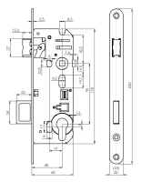 ČSN 90/45/60 vložkový