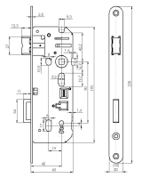 ČSN 90/45/60 kľúčikový
